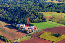 Caritas-Krankenhaus Lebach mit Baustelle für Erweiterung im Bundesland Saarland, Deutschland