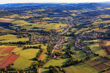 Bubach-Calmesweiler von Nordwesten in Eppelborn im Bundesland Saarland, Deutschland