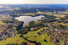 Biotop Bostalsee aus Norden im Ortsteil Bosen in Nohfelden im Bundesland Saarland, Deutschland