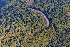 Luftbild von Keltischer Ringwall "Hunnenring" Otzenhausen in Nonnweiler im Bundesland Saarland, Deutschland