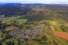 Gusenburg von Osten im Bundesland Rheinland-Pfalz, Deutschland
