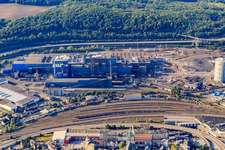 Saarstahl LD Stahlwerk in Völklingen im Bundesland Saarland, Deutschland