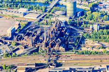 Luftaufnahme von UNESCO-Weltkulturerbe Völklinger Hütte in Völklingen im Bundesland Saarland, Deutschland