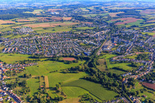 Heusweiler von Südwesten im Bundesland Saarland, Deutschland