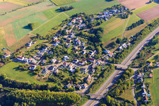 Kirschhof von Süden in Heusweiler im Bundesland Saarland, Deutschland