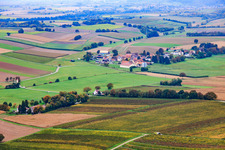Deutschhof aus Nordosten in Kapellen-Drusweiler im Bundesland Rheinland-Pfalz, Deutschland