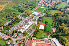 Luftbild von Lycée Stanislas Polyvalent (général, technologique et professionnel) im Ortsteil Altenstadt in Wissembourg im Bundesland Bas-Rhin, Frankreich