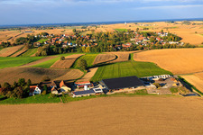 Ortsteil Neugartenhof mit SAS VITA COMPOST in Niederrœdern im Bundesland Bas-Rhin, Frankreich