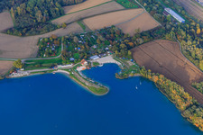 Luftbild von Alsasurf67 und Base Nautique de Lauterbourg im Bundesland Bas-Rhin, Frankreich