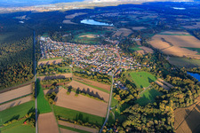 Berg aus Südwesten im Bundesland Rheinland-Pfalz, Deutschland