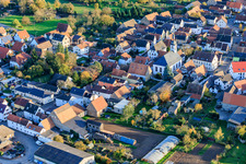 Protestantische Kirche Westheim im Bundesland Rheinland-Pfalz, Deutschland