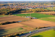 Erkundungsbohrung für Erdöl der Palatina GeoCon GmbH & Co. KG (SCWH1) in Schwegenheim im Bundesland Rheinland-Pfalz, Deutschland