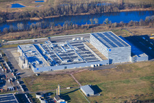 Schrägluftbild von MEG Wörth am Rhein GmbH im Bundesland Rheinland-Pfalz, Deutschland