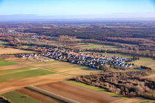 Herxheimweyher von Nordwesten im Bundesland Rheinland-Pfalz, Deutschland