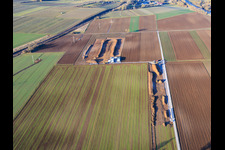 Luftaufnahme von Erdarbeiten in Rohrbach im Bundesland Rheinland-Pfalz, Deutschland