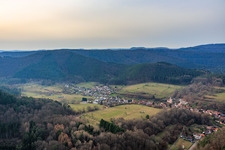 Rumbach von Südosten im Bundesland Rheinland-Pfalz, Deutschland
