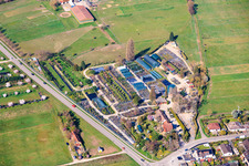 Pflanzenhof Toskanapark im Ortsteil Speyerdorf in Neustadt an der Weinstraße im Bundesland Rheinland-Pfalz, Deutschland