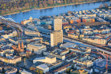 Dammstraße Unter der Hochstraße Süd im Ortsteil Mitte in Ludwigshafen am Rhein im Bundesland Rheinland-Pfalz, Deutschland