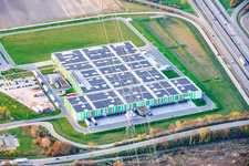 Neue Hallen des Pfalzmarkt für Obst und Gemüse eG in Mutterstadt im Bundesland Rheinland-Pfalz, Deutschland