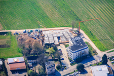 Neubaustelle an der Wollmesheimer Höhe in Landau in der Pfalz im Bundesland Rheinland-Pfalz, Deutschland