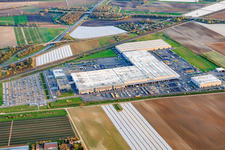 Firmengelände der Joseph Vögele AG im Ortsteil Rheingönheim in Ludwigshafen am Rhein im Bundesland Rheinland-Pfalz, Deutschland