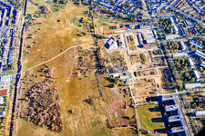 Konversionsprojekt an Delaware-Straße und New-York-Straße am Alter Flugplatz im Ortsteil Nordstadt in Karlsruhe im Bundesland Baden-Württemberg, Deutschland