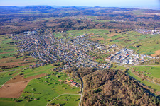 Langensteinbach aus Norden in Karlsbad im Bundesland Baden-Württemberg, Deutschland