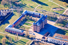 Schloss Gottesaue, Musikschule Wolfgang-Rihm-Forum im Ortsteil Oststadt in Karlsruhe im Bundesland Baden-Württemberg, Deutschland