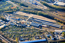 DB InfraGO AG im Ortsteil Oststadt in Karlsruhe im Bundesland Baden-Württemberg, Deutschland