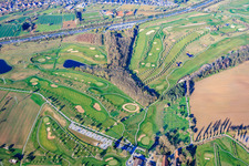 Golfplatz Golfpark Karlsruhe - GOLF absolute am Gut Batzenhof im Ortsteil Hohenwettersbach im Bundesland Baden-Württemberg, Deutschland