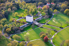 Kapelle auf dem Amerikanischer Militärfriedhof und Gedenkstätte von Saint-Avold im Ortsteil Forêts de Zang et du Steinberg im Bundesland Moselle, Frankreich