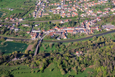 Saarkanalschleuse Écluse n°23 de Zetting im Bundesland Moselle, Frankreich