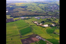 Vier Teiche an der Rue Des ètangs in Metzing im Bundesland Moselle, Frankreich