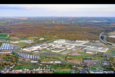 Industriegebiet Zone Europôle, mit MAHLE Behr France Hambach S.A.S. und INEOS im Bundesland Moselle, Frankreich