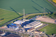 Halle für die Lagerung der Castor-Behälter der BGZ Gesellschaft für Zwischenlagerung mbH, Standort Philippsburg im Bundesland Baden-Württemberg, Deutschland