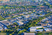 Industriegebiet Horstring mit Progroup AG, Theo Klein GmbH - Standort Landau und Handwerkskammer der Pfalz Berufsbildungszentrum in Landau in der Pfalz im Bundesland Rheinland-Pfalz, Deutschland