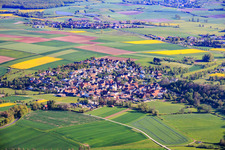 Rügheim von Nordwesten in Hofheim in Unterfranken im Bundesland Bayern, Deutschland