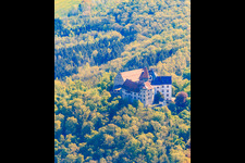 Deutsches Burgenmuseum Veste Heldburg mit Burgrestaurant, Cafe, Hochzeitslocation und Burgkapelle - Fränkische Leuchte im Bundesland Thüringen, Deutschland
