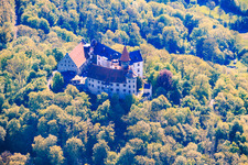 Deutsches Burgenmuseum Veste Heldburg mit Burgrestaurant, Cafe, Hochzeitslocation und Burgkapelle - Fränkische Leuchte im Bundesland Thüringen, Deutschland