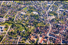 Altstadt mit Markt und Jagdschloss Bad Rodach im Bundesland Bayern, Deutschland