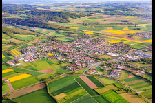 Bad Staffelstein aus Nordosten im Bundesland Bayern, Deutschland