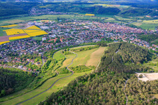 Weinberge von terroir f Hammelburg - Weinbau in Franken im Bundesland Bayern, Deutschland
