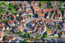 Ortsmitte Diebacher Straße in Hammelburg im Bundesland Bayern, Deutschland