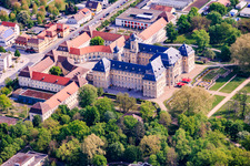 Schloss Werneck mit BALTHASAR Café | Bistro und Schlosskirche Werneck im Bundesland Bayern, Deutschland