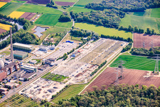 Umspannwerk Grafenrheinfeld im Bundesland Bayern, Deutschland