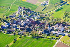 Greßhausen von Westen in Gädheim im Bundesland Bayern, Deutschland