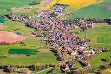 Hellingen aus Süden in Heldburg im Bundesland Thüringen, Deutschland
