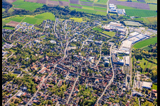 Bad Rodach von Westen im Bundesland Bayern, Deutschland