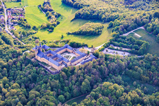 Kloster Banz mit Kaisersaal, Klosterkirche St. Dionysius und St. Petrus, Skulptur und Gedenkstätte Valentin Rathgeber und Hanns-Seidel-Stiftung - Kloster Banz im Ortsteil Unnersdorf in Bad Staffelstein im Bundesland Bayern, Deutschland