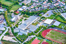 Schulzentrum Haßfurt mit Regiomontanus-Gymnasium Haßfurt und Dr.-Auguste-Kirchner-Realschule Haßfurt im Bundesland Bayern, Deutschland